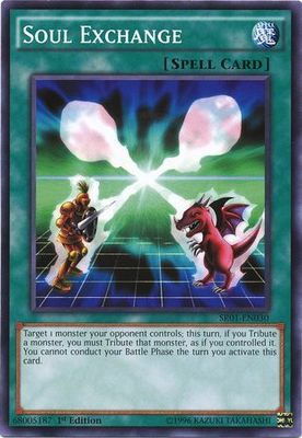 Soul Exchange - SR01-EN030 - Common 1st Edition Structure Deck: Emperor of Darkness 1st Edition Singles