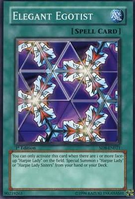 Elegant Egotist - SD8-EN021 - Common 1st Edition Structure Deck: Lord of the Storm [SD8] 1st Edition Singles