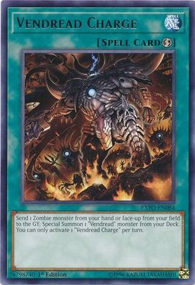 Vendread Charge - EXFO-EN084 - Rare 1st Edition Extreme Force [EXFO] 1st Edition Singles