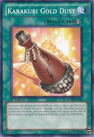 Karakuri Gold Dust - STOR-EN053 - Common Unlimited Storm of Ragnarok Unlimited Singles (espanol)