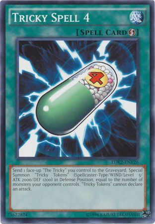 Tricky Spell 4 - LDK2-ENY26 - Common Unlimited Legendary Decks II - Yugi Unlimited Singles