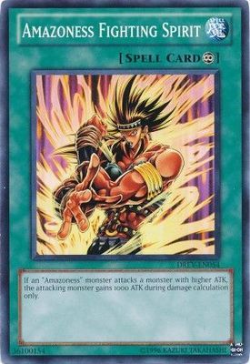 Amazoness Fighting Spirit - DREV-EN054 - Common Unlimited Duelist Revolution Unlimited Singles