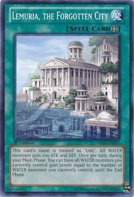 Lemuria, the Forgotten City - ABYR-EN057 - Common 1st Edition Abyss Rising 1st Edition Singles (espanol)