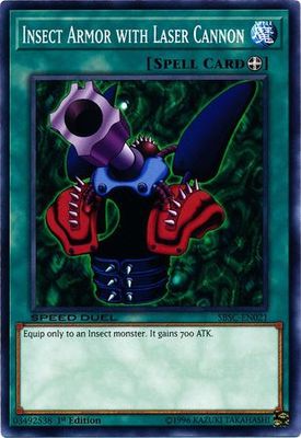 Insect Armor with Laser Cannon - SBSC-EN021 - Common 1st Edition Speed Duel: Scars of Battle Singles