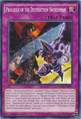Prologue of the Destruction Swordsman - MACR-EN075 - Common 1st Edition Maximum Crisis 1st Edition Singles (espanol)