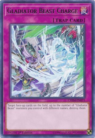 Gladiator Beast Charge - CHIM-EN071 - Rare 1st Edition Chaos Impact 1st Edition Singles