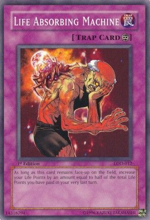 Life Absorbing Machine - LOD-012 - Common 1st Edition Legacy of Darkness [LOD] 1st Edition Singles