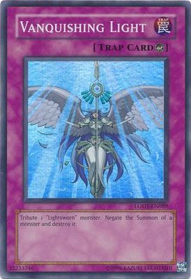 Vanquishing Light - LODT-EN089 - Super Rare Unlimited Light of Destruction [LODT] Unlimited Singles