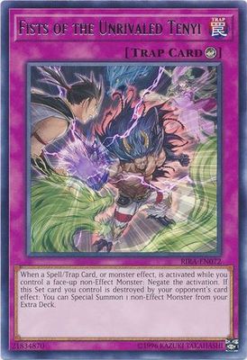 Fists of the Unrivaled Tenyi - RIRA-EN072 - Rare Unlimited Rising Rampage [RIRA] Unlimited Singles (espanol)