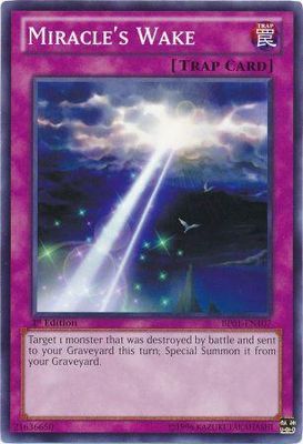 Miracle&#39;s Wake - BP01-EN107 - Common 1st Edition Battle Pack: Epic Dawn 1st Edition Singles