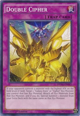 Double Cipher - DPDG-EN043 - Common 1st Edition Duelist Pack: Dimensional Guardians Singles