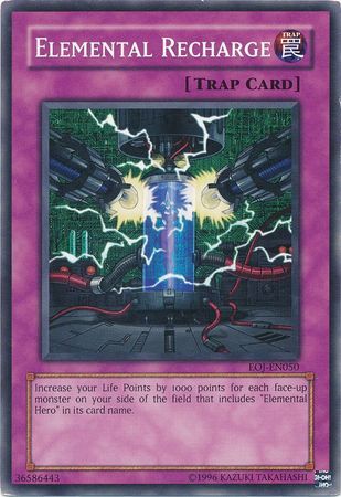 Elemental Recharge - EOJ-EN050 - Common Unlimited Enemy Of Justice [EOJ] Unlimited Singles