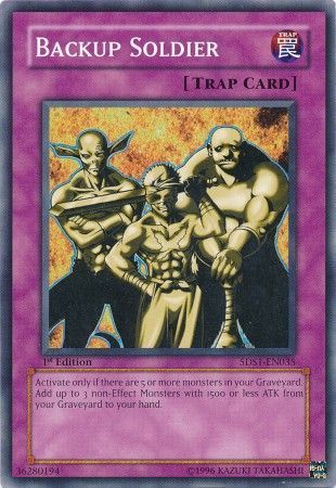 Backup Soldier - 5DS1-EN035 - Common 1st Edition Starter Deck: 5D&#39;s (2008) 1st Edition Singles