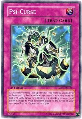 Psi-Curse - ABPF-EN078 - Common 1st Edition Absolute Powerforce [ABPF] 1st Edition Singles