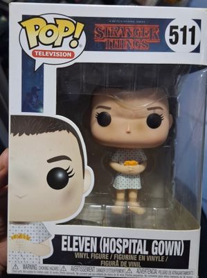 SH Eleven Hospital Gown Figura Funko Pop Stranger Things Figura