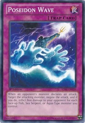 Poseidon Wave - SDRE-EN039 - Common 1st Edition Structure Deck: Realm of the Sea Emperor 1st Edition Singles