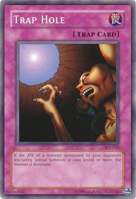 Trap Hole - SDJ-043 - Common Unlimited Starter Deck: Joey [SDJ] Unlimited Singles