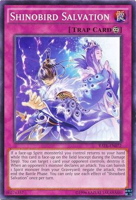 Shinobird Salvation - RATE-EN072 - Common Unlimited Raging Tempest Unlimited Singles
