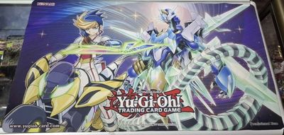 SH4 Yugioh Playmat Crystal Clear Wing Synchro Dragon 