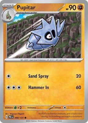 Pupitar - 048/131 - Common Scarlet &amp; Violet: Prismatic Evolutions Singles