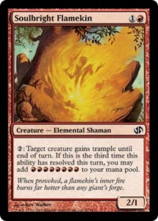 Soulbright Flamekin Duel Decks Jace vs. Chandra Singles  (Japones)