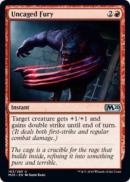 Uncaged Fury 163/280 - Magic 2020 (M20) Singles (Español)