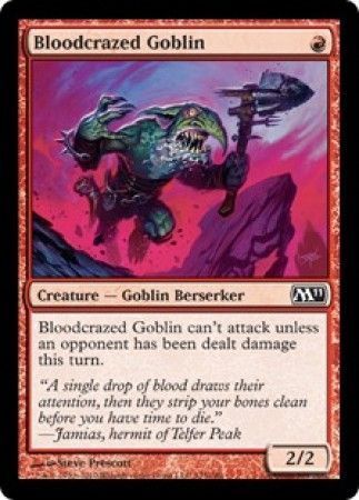 Bloodcrazed Goblin125/249- Magic 2011 (M11) Singles