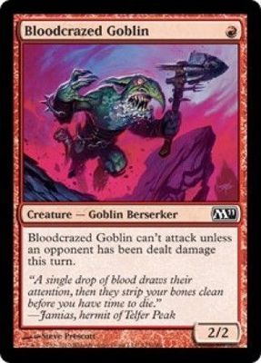 Bloodcrazed Goblin125/249- Magic 2011 (M11) Singles