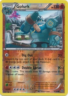 Golurk - 41/98 - Common Reverse Holo XY: Ancient Origins Reverse Holo Singles