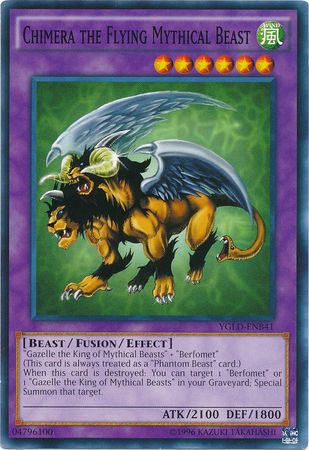 Chimera the Flying Mythical Beast - YGLD-ENB41 - Common Unlimited Yugi&#39;s Battle City Deck Unlimited (YGLD-ENB)