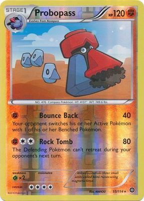 Probopass - 55/114 - Rare Reverse Holo XY: Steam Siege Reverse Holo Singles