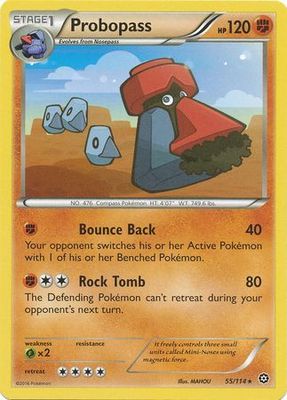 Probopass - 55/114 - Rare XY: Steam Siege Singles