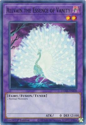 Allvain the Essence of Vanity - DAMA-EN038 - Common 1st Edition Dawn of Majesty 1st Edition Singles