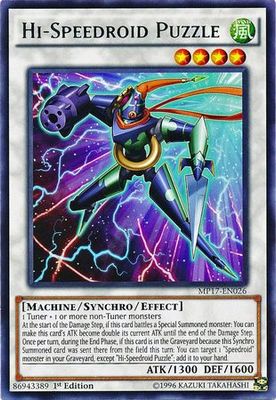 Hi-Speedroid Puzzle - MP17-EN026 - Rare 1st Edition 2017 Mega-Tins 1st Edition Singles (espanol)
