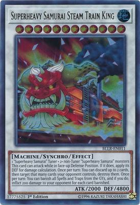 Superheavy Samurai Steam Train King - BLLR-EN011 - Ultra Rare 1st Edition Battles of Legend: Light&#39;s Revenge Singles