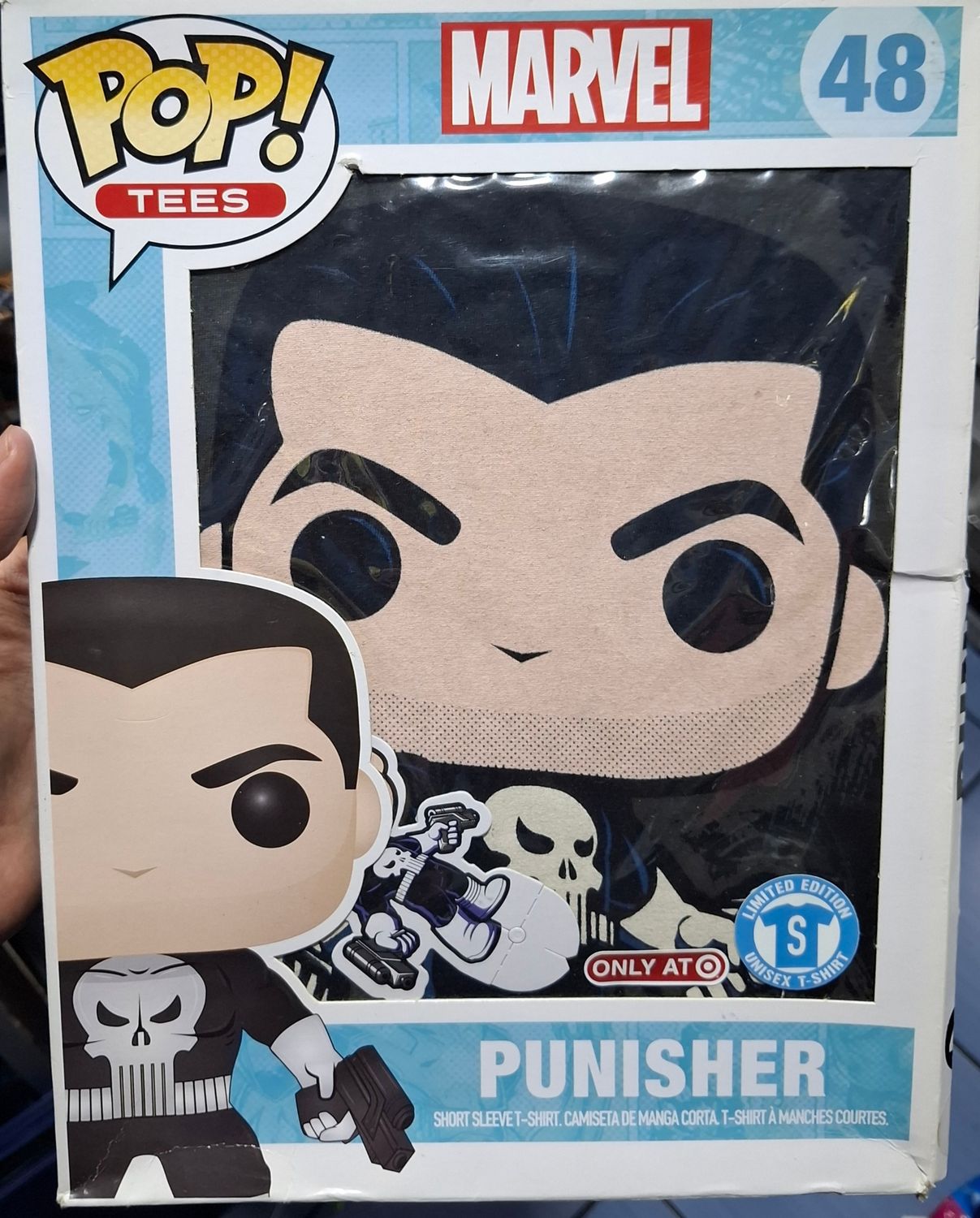 SH The Punisher Camisa Pop Ties Talla S Marvel