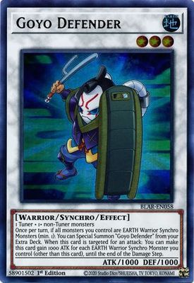 Goyo Defender - BLAR-EN058 - Ultra Rare 1st Edition Battles of Legend: Armageddon 1st Edition Singles