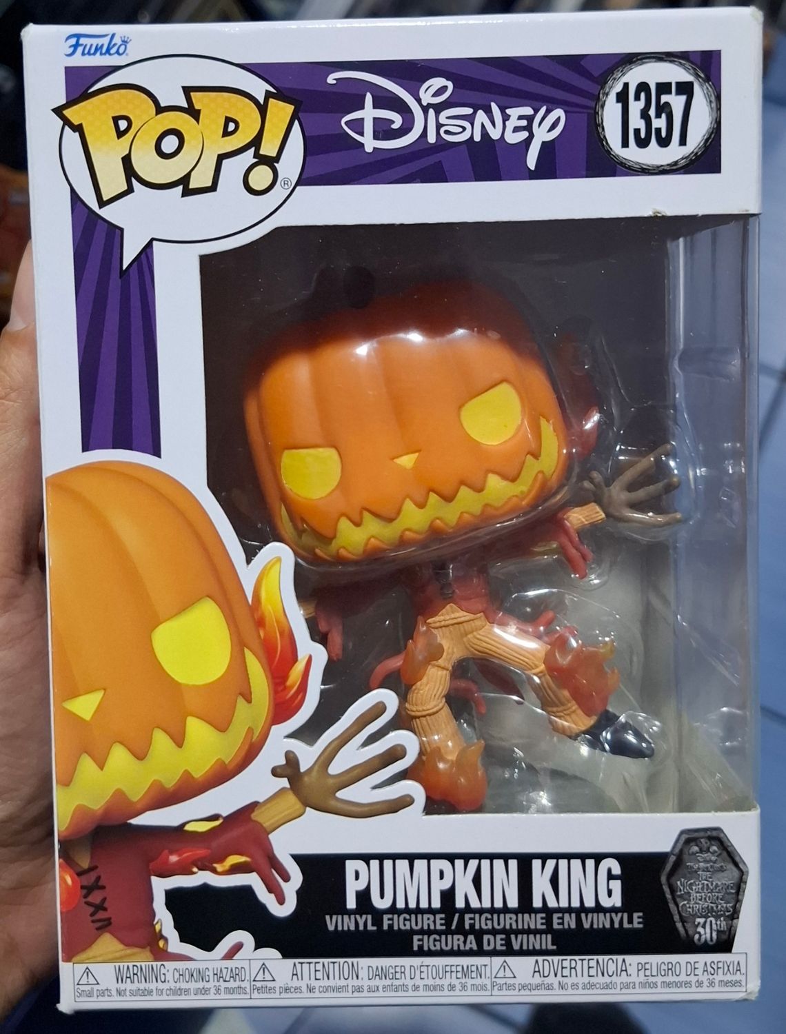 SH9 Pumkin King Figura Funko Pop Disney Figura