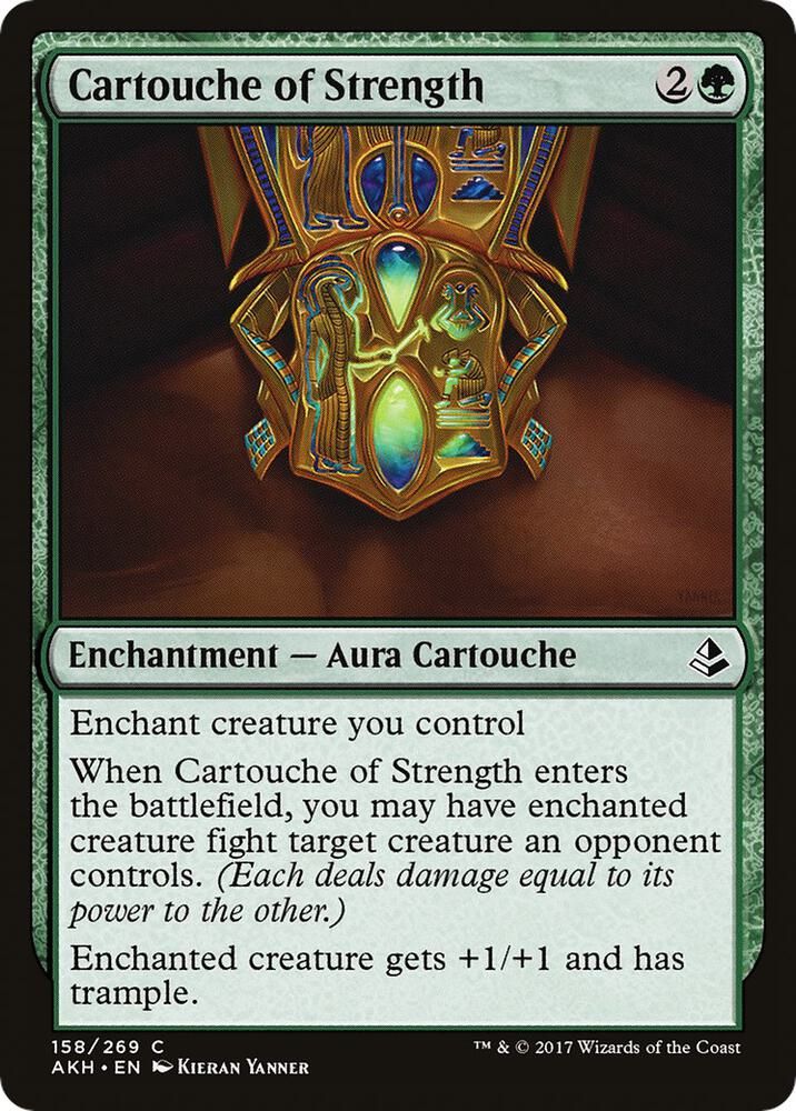 Cartouche of Strength 158/269 - Amonkhet (AKH)
