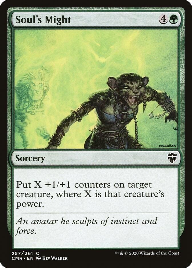 Soul&#39;s Might 257/361 - Commander Legends (CMR) (Español)