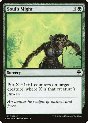 Soul&#39;s Might 257/361 - Commander Legends (CMR)