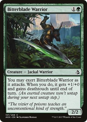 Bitterblade Warrior 157/269 - Amonkhet (AKH)