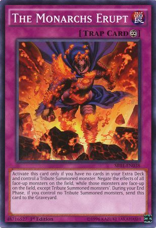 The Monarchs Erupt - SR01-EN038 - Common 1st Edition Structure Deck: Emperor of Darkness 1st Edition Singles