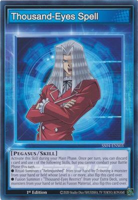 Thousand-Eyes Spell - SS04-ENS03 - Common 1st Edition Speed Duel Starter Decks: Match of the Millennium Singles