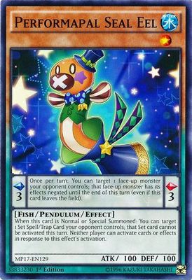 Performapal Seal Eel - MP17-EN129 - Common 1st Edition 2017 Mega-Tins 1st Edition Singles
