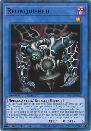 Relinquished - SS04-ENB17 - Common 1st Edition Speed Duel Starter Decks: Match of the Millennium Singles