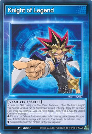 Knight of Legend - SS04-ENS02 - Common 1st Edition Speed Duel Starter Decks: Match of the Millennium Singles (espanol)