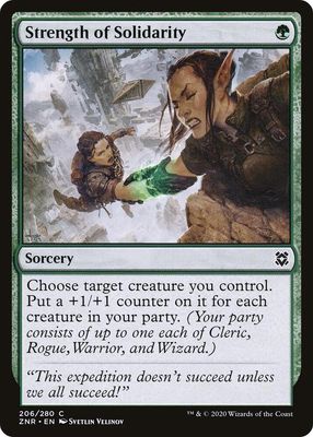Strength of Solidarity 206/280 - Zendikar Rising (ZNR)