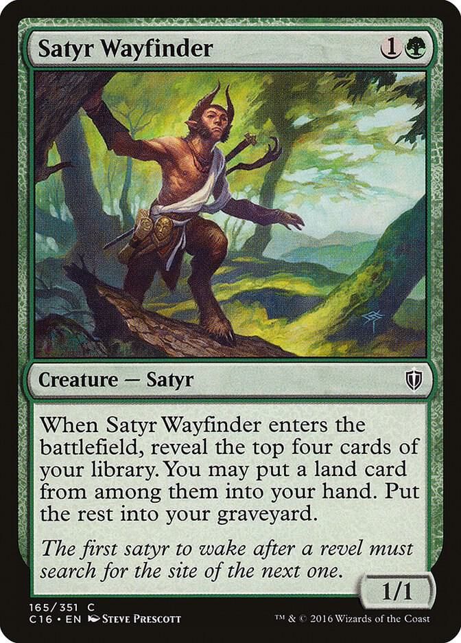 Satyr Wayfinder 165/351- Commander 2016 (C16) (Japones)
