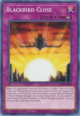 Blackbird Close - LDS2-EN046 - Common 1st Edition Legendary Duelists: Season 2 [LDS2] 1st Edition Singles